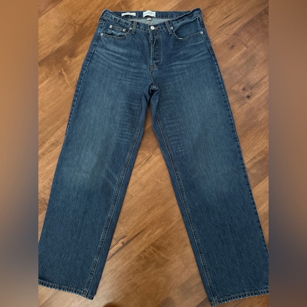 Universal Thread 90s Baggy Jeans Women’s Size 6 Dark Wash Wide Leg High Rise